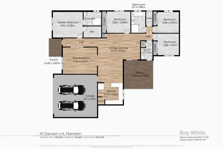 Floorplan of Homely house listing, 10 Davison Court, Marsden QLD 4132