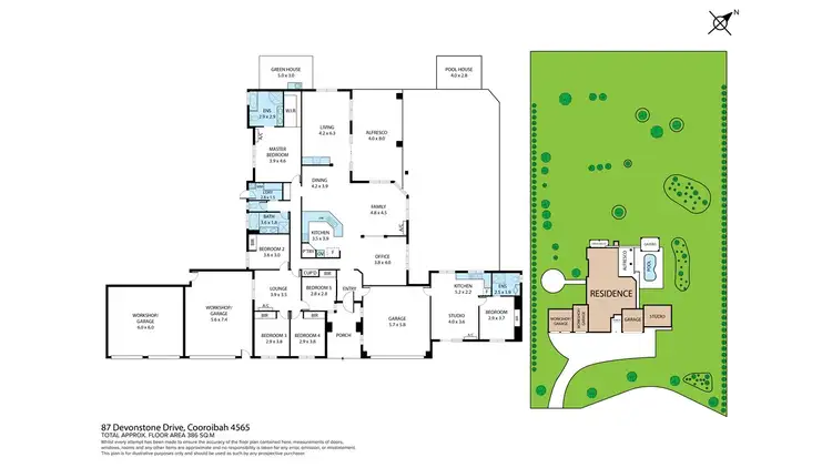 Floorplan of Homely house listing, 87 Devonstone Drive, Cooroibah QLD 4565