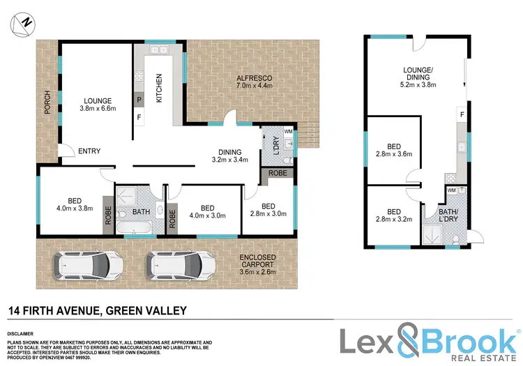 Floorplan of Homely house listing, 14 Firth Ave, Green Valley NSW 2168