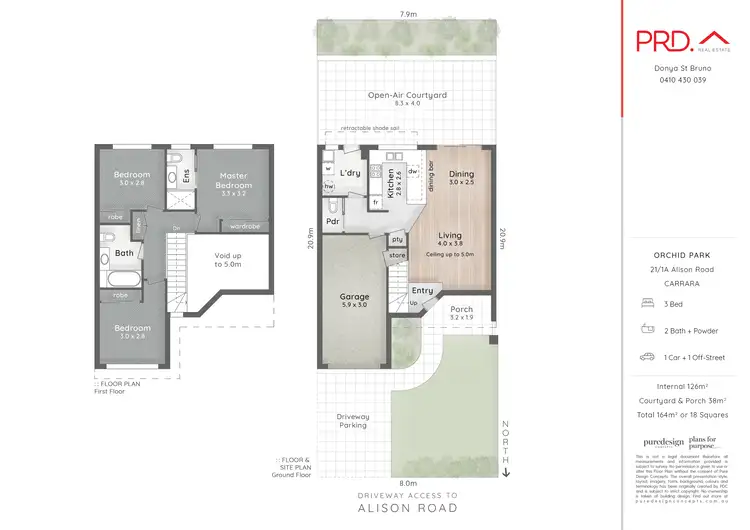 Floorplan of Homely unit listing, 21/1a Alison Road, Carrara QLD 4211