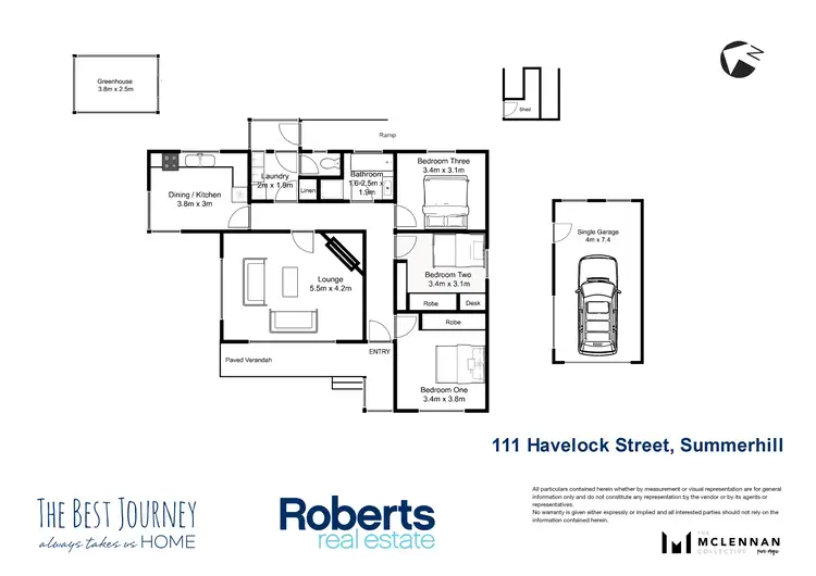 Floorplan of Homely house listing, 111 Havelock Street, Summerhill TAS 7250