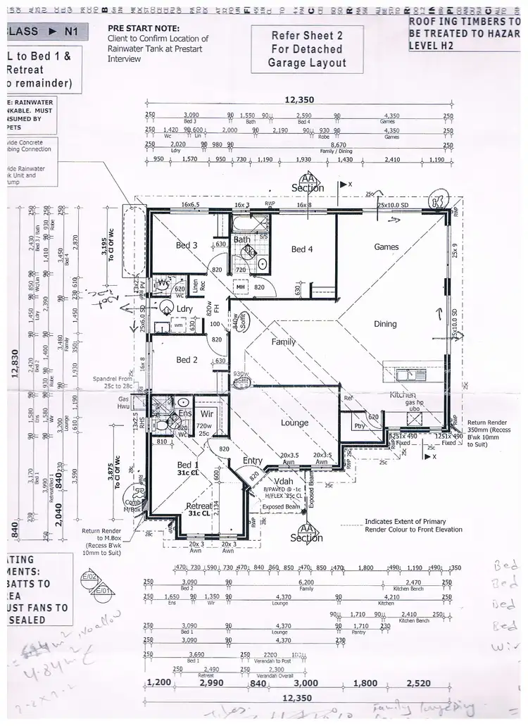 Floorplan of Homely house listing, 8 Flametree Boulevard, Harrisdale WA 6112