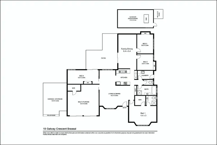 Floorplan of Homely house listing, 18 Galway Crescent, Brassall QLD 4305