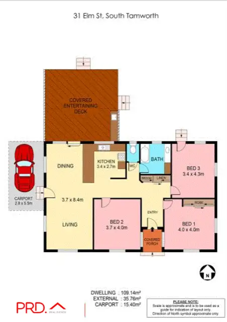 Floorplan of Homely house listing, 31 Elm Street, Tamworth NSW 2340