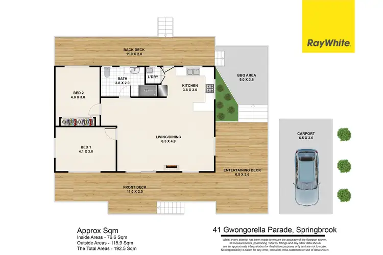 Floorplan of Homely house listing, 41 Gwongorella Parade, Springbrook QLD 4213