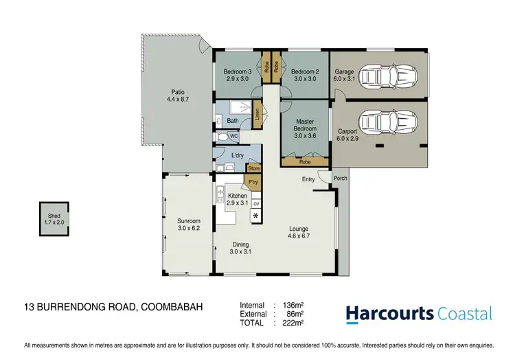Floorplan of Homely house listing, 13 Burrendong Road, Coombabah QLD 4216