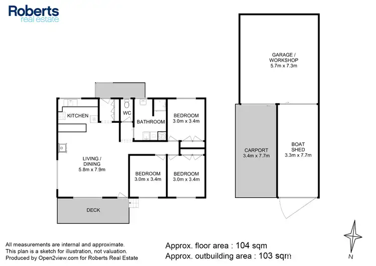 Floorplan of Homely house listing, 15 Hazards View Drive, Coles Bay TAS 7215