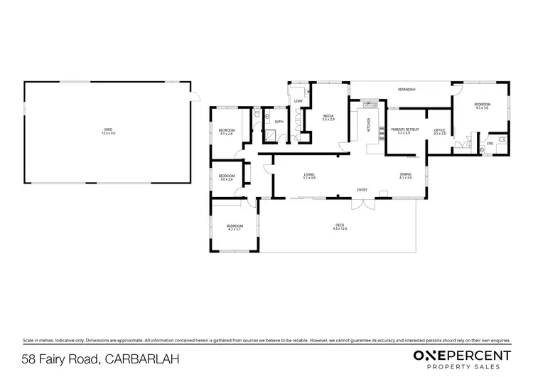 Floorplan of Homely house listing, 58 Fairy Road, Cabarlah QLD 4352