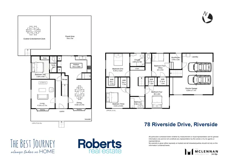 Floorplan of Homely house listing, 78 Riverside Drive, Riverside TAS 7250