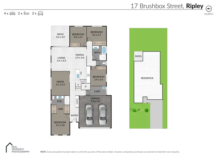 Floorplan of Homely house listing, 17 Brushbox Street, Ripley QLD 4306