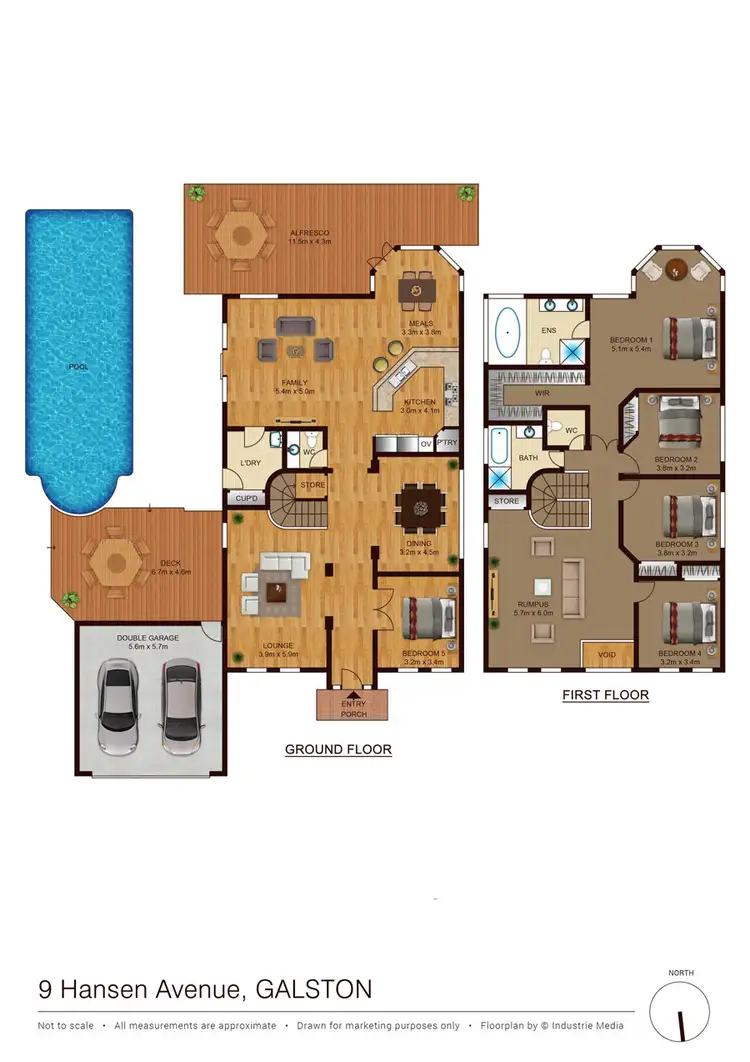 Floorplan of Homely house listing, 9 Hansen Avenue, Galston NSW 2159