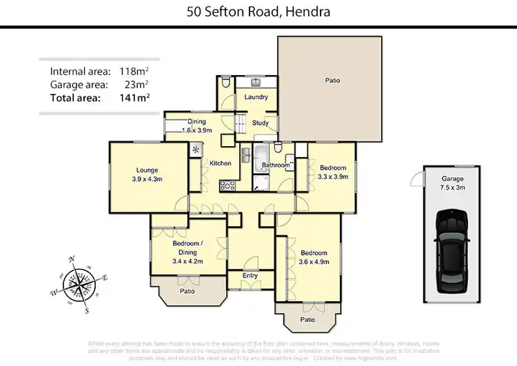 Floorplan of Homely house listing, 50 Sefton Road, Hendra QLD 4011
