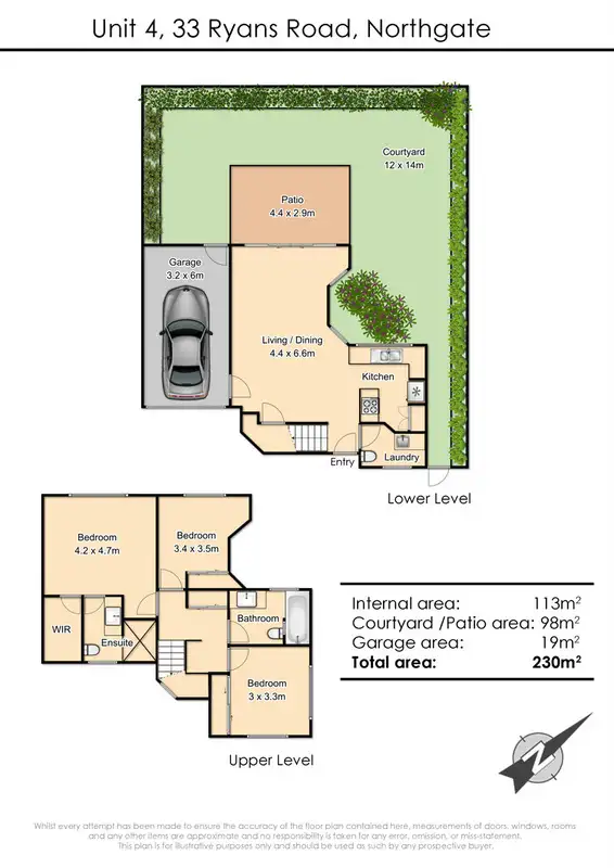 Floorplan of Homely block of units listing, 33 Ryans Road, Northgate QLD 4013
