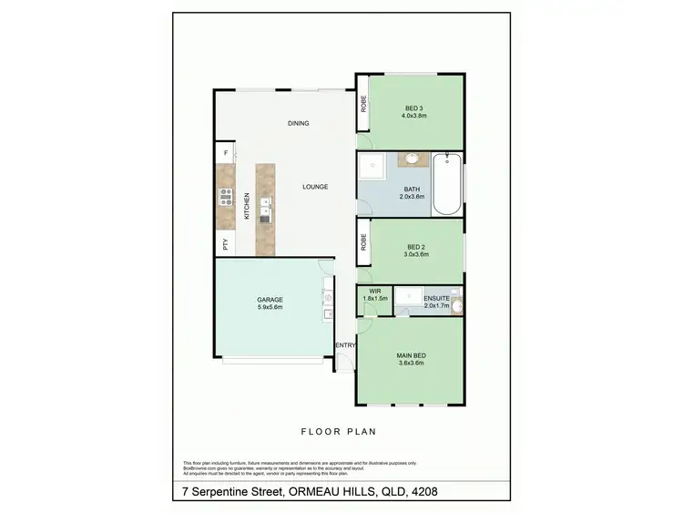Floorplan of Homely house listing, 7 Serpentine Street, Ormeau Hills QLD 4208