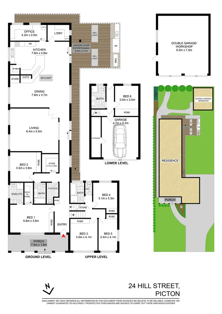Floorplan of Homely house listing, 24 HILL STREET, Picton NSW 2571