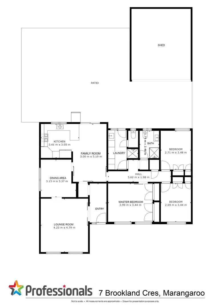 Floorplan of Homely house listing, 7 Brookland Crescent, Marangaroo WA 6064