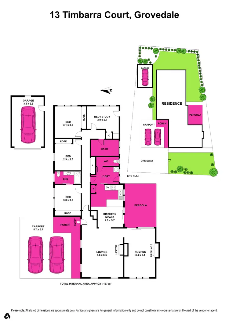 Floorplan of Homely house listing, 13 Timbarra Court, Grovedale VIC 3216
