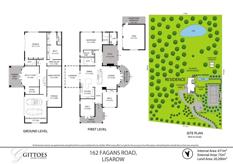 Floorplan of Homely rural property listing, 162 Fagans Road, Lisarow NSW 2250