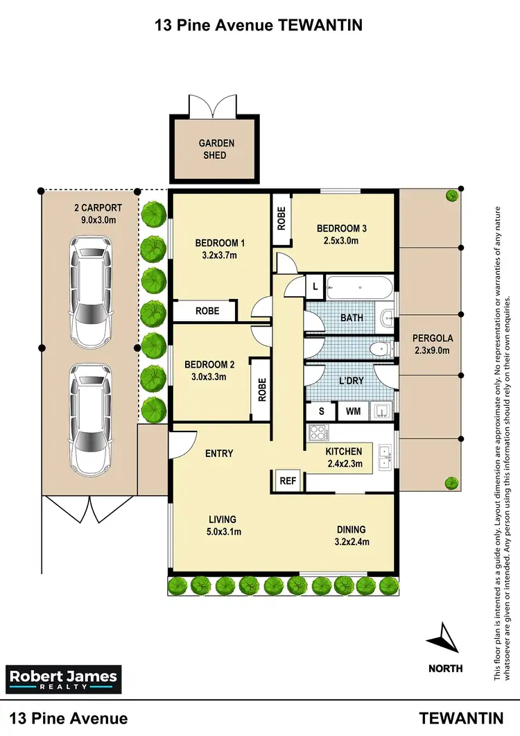 Floorplan of Homely house listing, 13 Pine Avenue, Tewantin QLD 4565