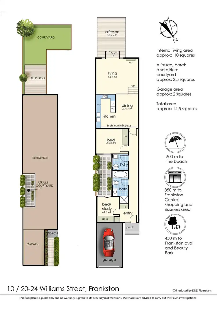 Floorplan of Homely unit listing, 10/20-24 Williams Street, Frankston VIC 3199