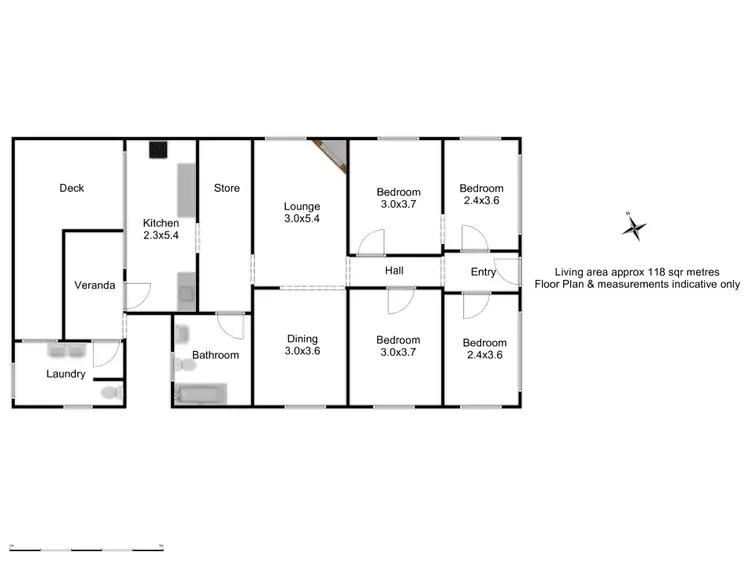 Floorplan of Homely house listing, 53 Autumn Street, Orange NSW 2800