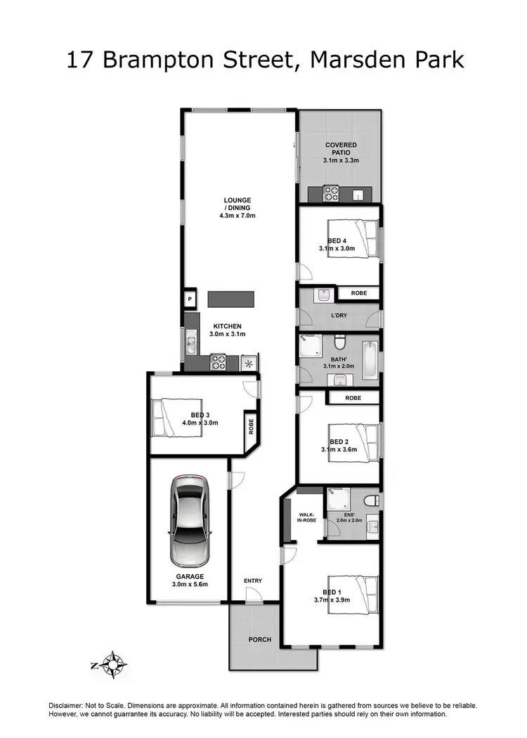 Floorplan of Homely house listing, 17 Brampton Street, Marsden Park NSW 2765