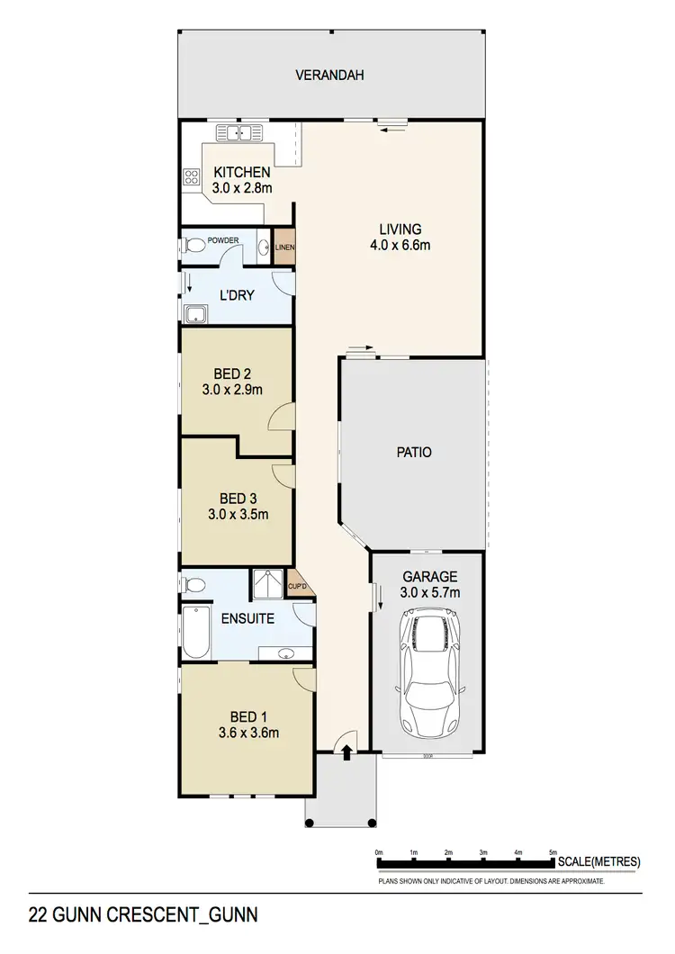 Floorplan of Homely house listing, 22 Gunn Crescent, Gunn NT 832