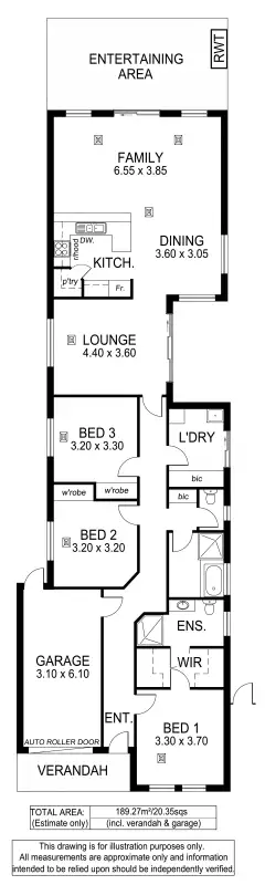 Floorplan of Homely house listing, 19a Condada Avenue, Park Holme SA 5043