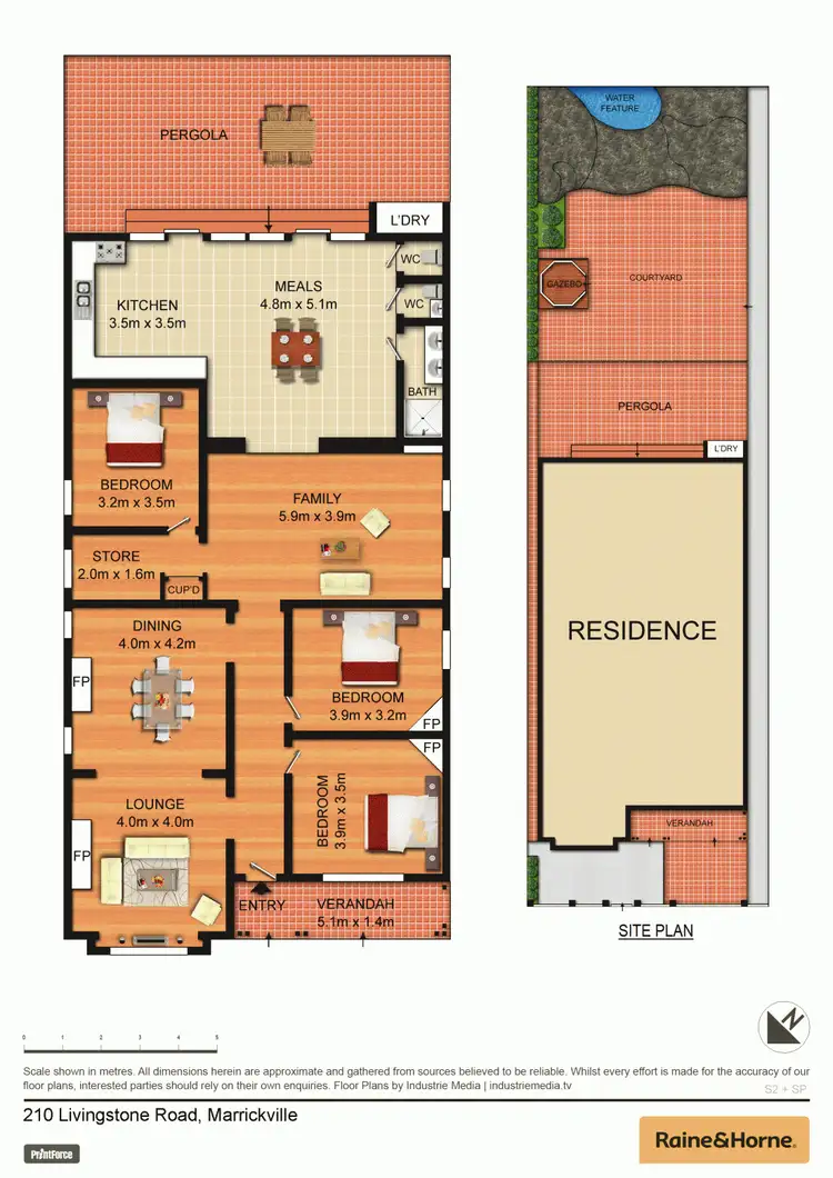 Floorplan of Homely house listing, 210 Livingstone Road, Marrickville NSW 2204