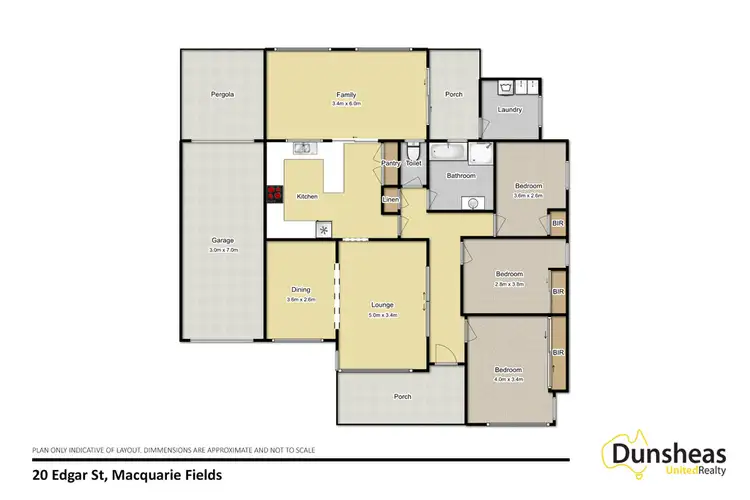 Floorplan of Homely house listing, 20 Edgar Street, Macquarie Fields NSW 2564
