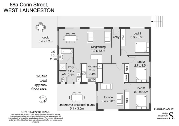 Floorplan of Homely house listing, 88A Corin Street, West Launceston TAS 7250