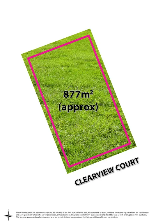 Floorplan of Homely land listing, 8 Clearview Court, Highton VIC 3216