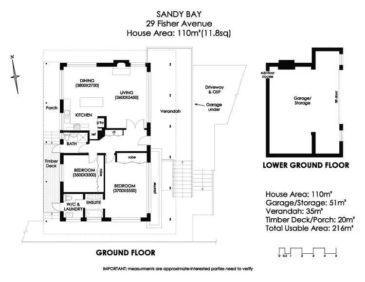 Floorplan of Homely house listing, 29 Fisher Avenue, Sandy Bay TAS 7005