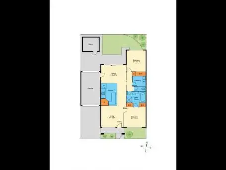 Floorplan of Homely house listing, 1/20 Gertz Avenue, Reservoir VIC 3073
