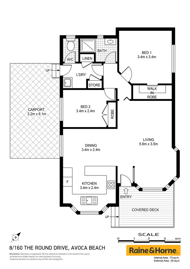 Floorplan of Homely house listing, 8/160 The Round Drive, Avoca Beach NSW 2251