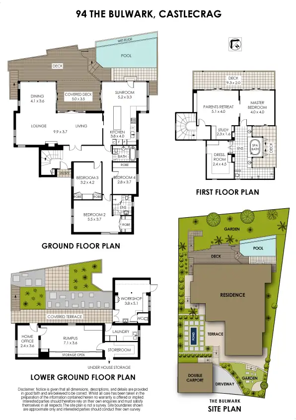 Floorplan of Homely house listing, 94 The Bulwark, Castlecrag NSW 2068