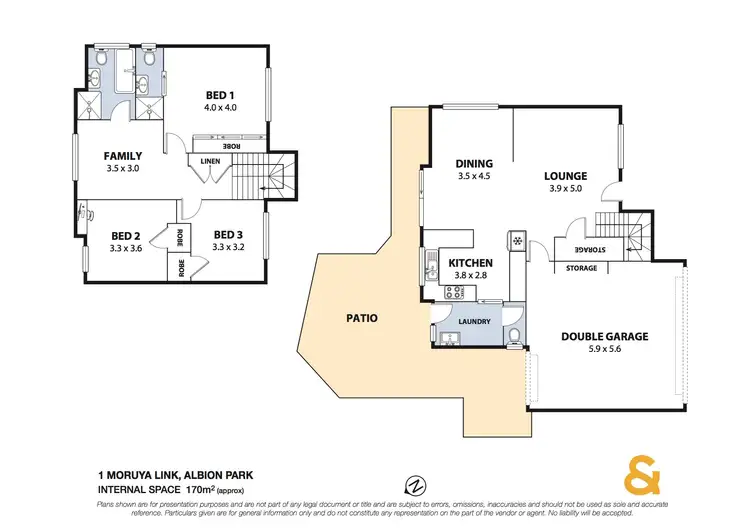 Floorplan of Homely house listing, 1 Moruya Link, Albion Park NSW 2527