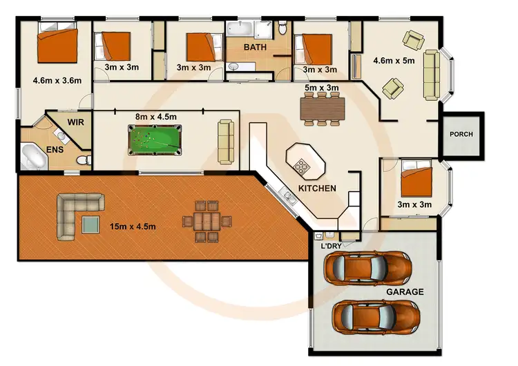 Floorplan of Homely house listing, 7 Eucalypt Pl, Heritage Park QLD 4118