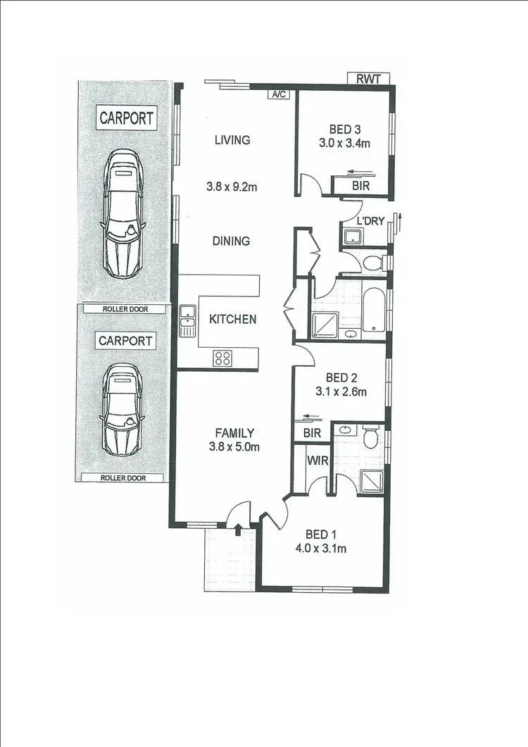 Floorplan of Homely house listing, 4/21 Osmund Crescent, Christie Downs SA 5164