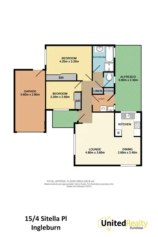 Floorplan of Homely villa listing, 15/4 Sitella Place, Ingleburn NSW 2565