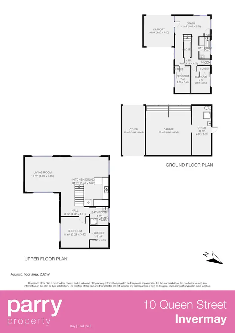 Floorplan of Homely house listing, 10 Queen Street, Invermay TAS 7248