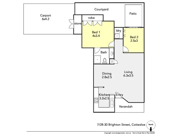 Floorplan of Homely house listing, 7/30 Brighton Street, Cottesloe WA 6011