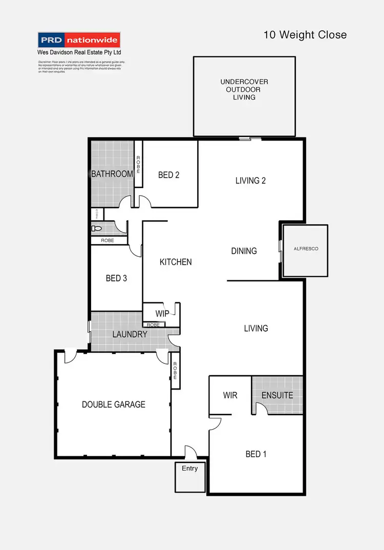 Floorplan of Homely house listing, 10 Weight Close, Horsham VIC 3400