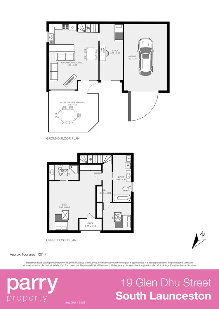 Floorplan of Homely unit listing, 19 Glen Dhu Street, South Launceston TAS 7249