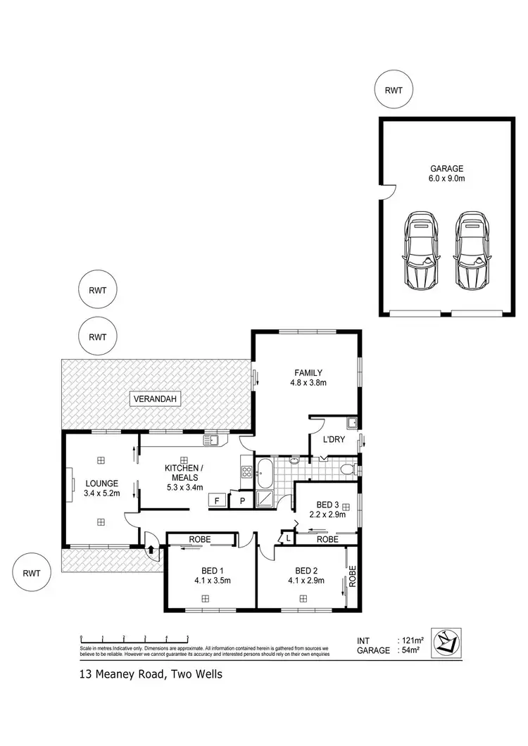 Floorplan of Homely house listing, 13 Meaney Drive, Two Wells SA 5501