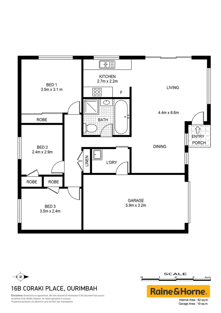 Floorplan of Homely house listing, 16b Coraki Cl, Ourimbah NSW 2258