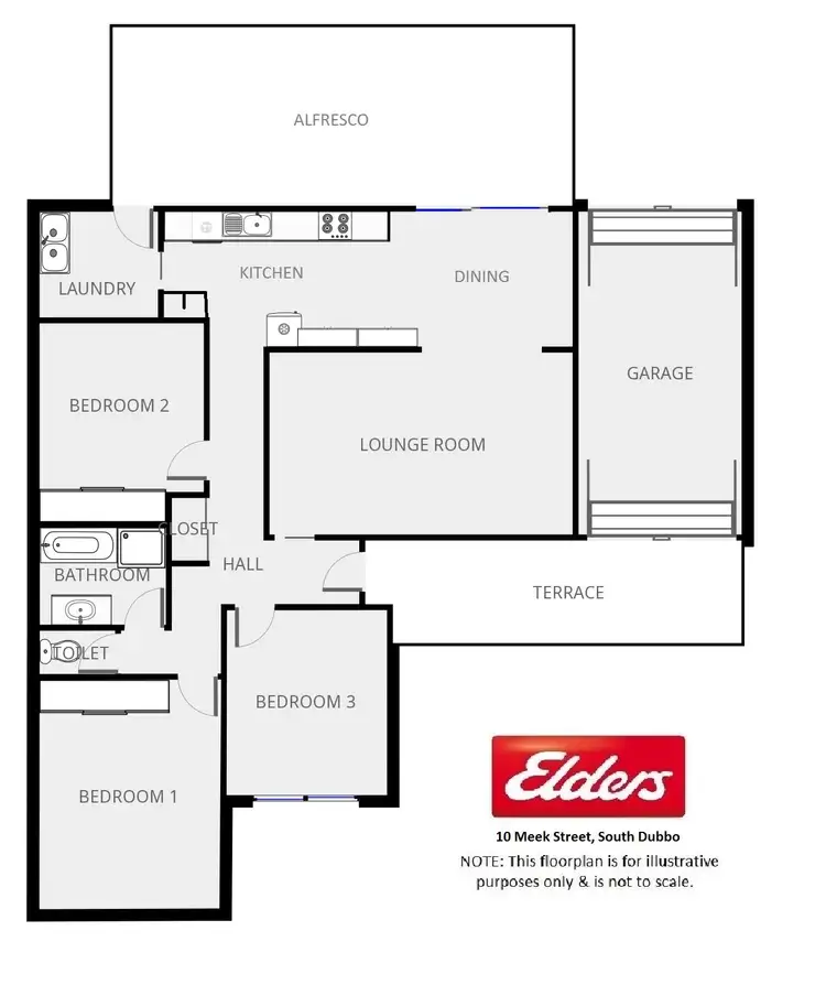 Floorplan of Homely house listing, 10 Meek Street, Dubbo NSW 2830