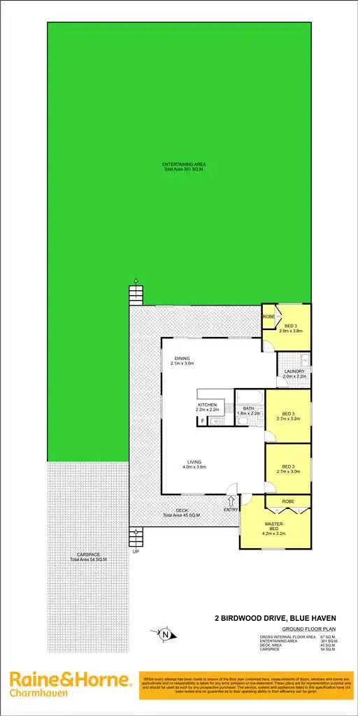 Floorplan of Homely house listing, 2 Birdwood Drive, Blue Haven NSW 2262