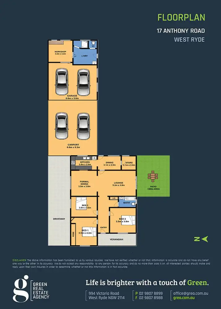 Floorplan of Homely house listing, 17 Anthony Road, West Ryde NSW 2114