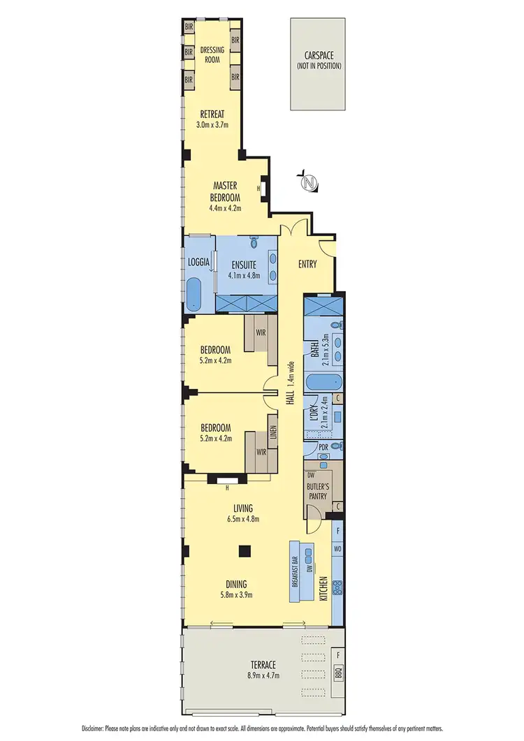 Floorplan of Homely apartment listing, 6/164 Ingles Street, Port Melbourne VIC 3207
